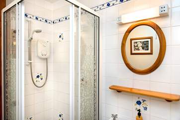 The en-suite shower room for bedroom 3