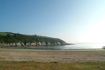 Maenporth beach.