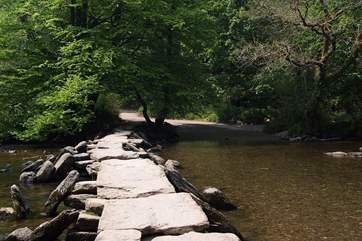 Tarr Steps is an ancient Exmoor landmark.