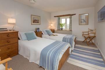This is the twin room in the centre of the house.