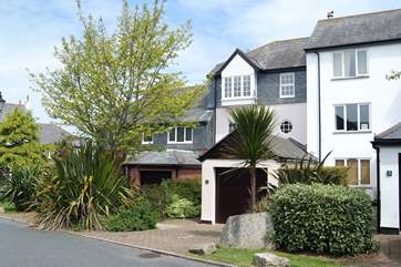 Marina View is the centre property (seen here from the rear where you park).