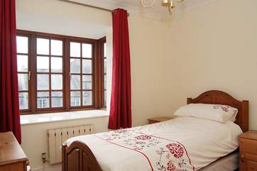 This bedroom has a 3' single bed and plenty of space for a travel cot if required (Bedroom 3).