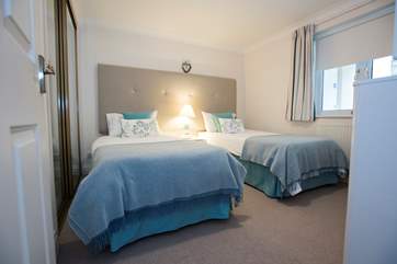 The twin bedroom.