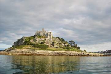 Take a boat trip out to view the back of the Mount.