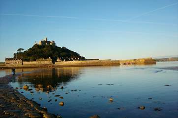 Whatever the state of the tide, whatever the weather, St Michael's Mount is stunning.