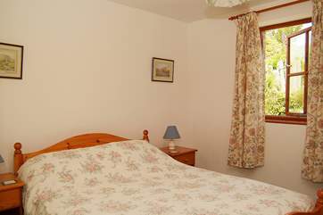 The bedroom.