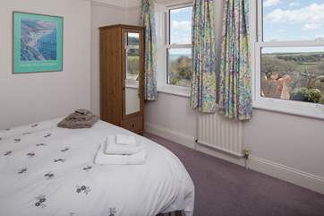 The master bedroom has wonderful far reaching views. (Bedroom 1)