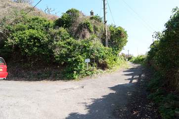 From the car park, Man o' War is about 75 yards along the footpath.