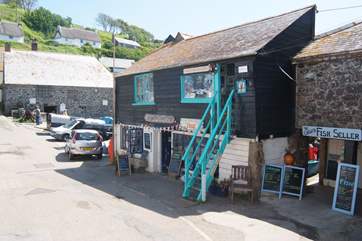 This pretty village may be small but you have a choice of eateries and local fish shops should you prefer to cook at home.