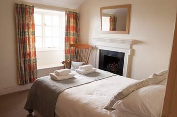 Crisp white linens on the beds and fresh fluffy towels.