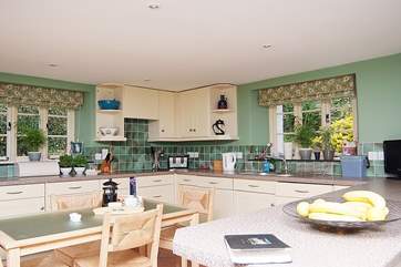 The very spacious kitchen/diner.