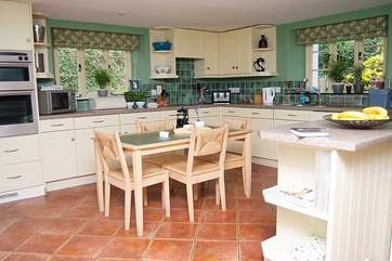 The very spacious kitchen/diner.