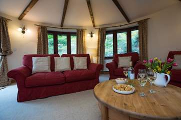 Comfortable sofas and armchairs to relax in.