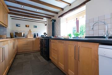 The farmhouse kitchen.