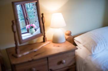 The cottage is lovingly furnished and decorated.