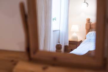 The bedrooms are light and airy.
