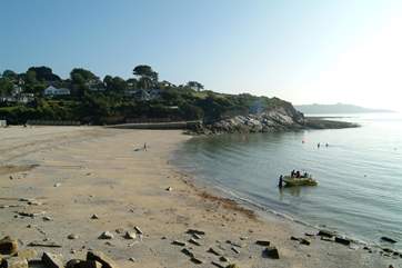 Swanpool beach is a couple of miles from Tideway.