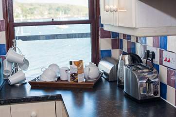 The same wonderful views from the kitchen.