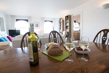 A lovely place to relax over a leisurely holiday meal.