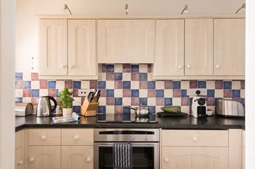 The kitchen has everything you could need.