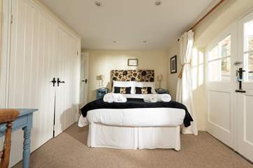 The gorgeous ensuite double bedroom on the ground floor (Bedroom 1).