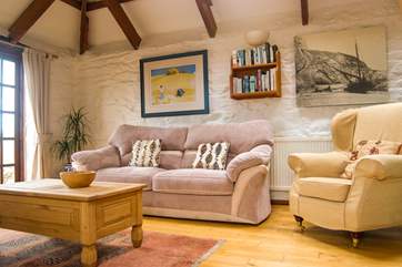 Comfortable chairs and sofas.