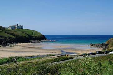 Sandy Poldhu Cove is just a couple of minutes' drive from Gwennap View.