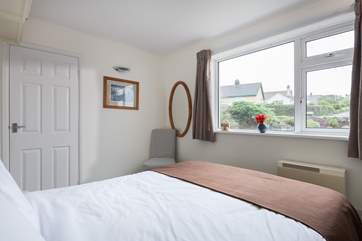 The en suite double bedroom is at the front of the house.