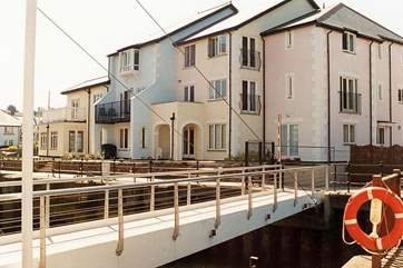 Harbour House is the second house from the right.