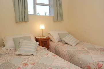 The twin bedroom is just as friendly and welcoming (Bedroom 2).