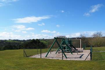 The children's play-area at Maenporth.