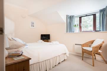 Lie in bed looking at the trees (Bedroom 2)