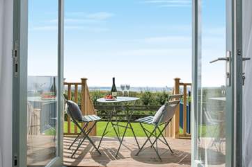 A lovely spot for breakfast or a sundowner.