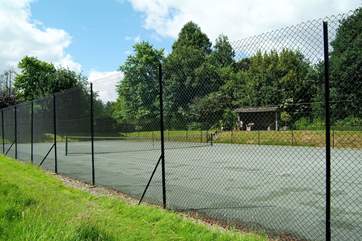 Guests are also invited to make use of the Owner's tennis court.