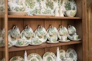 A traditional dresser gives the dining-room real character, in keeping with its history.