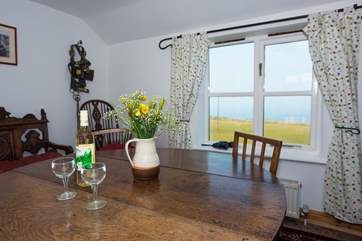 Lovely sea views from the first floor living-area.