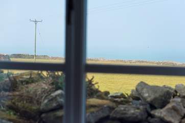 The view from the first floor.
