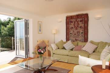 The comfortable sitting-room.