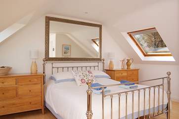 The wonderfully comfortable bed in the master en suite bedroom.