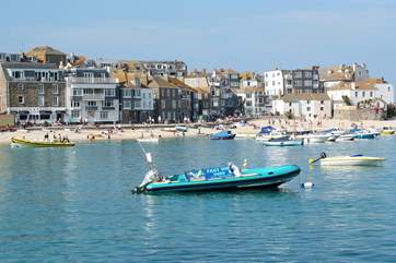 St Ives harbour.