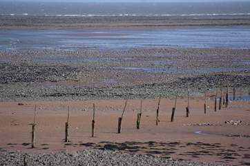 The north Somerset coast at Minehead is an easy drive via the medieval village of Dunster.