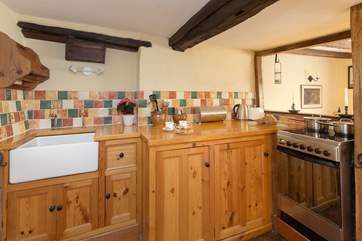 The kitchen is compact but cleverly designed with all that you will need for your holiday here.