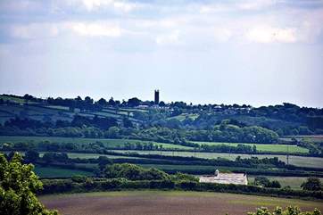 From the grounds there are great views towards St Mabyn.