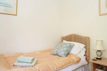 Bedroom 2 has a single bed.