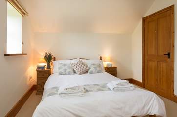 This is the double bedroom on the first floor.