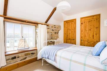 This lovely barn is flooded with light in every room.