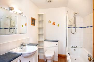 The family bathroom on the first floor.