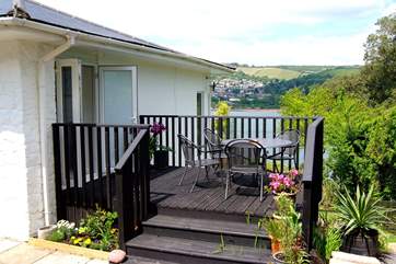 The private deck from Bedroom 1.