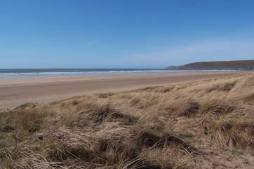 North Devon is famed for its spectacular wide sandy beaches.