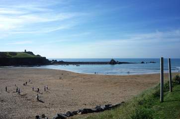 Summerleaze beach at Bude - good for a bucket and spade day out.